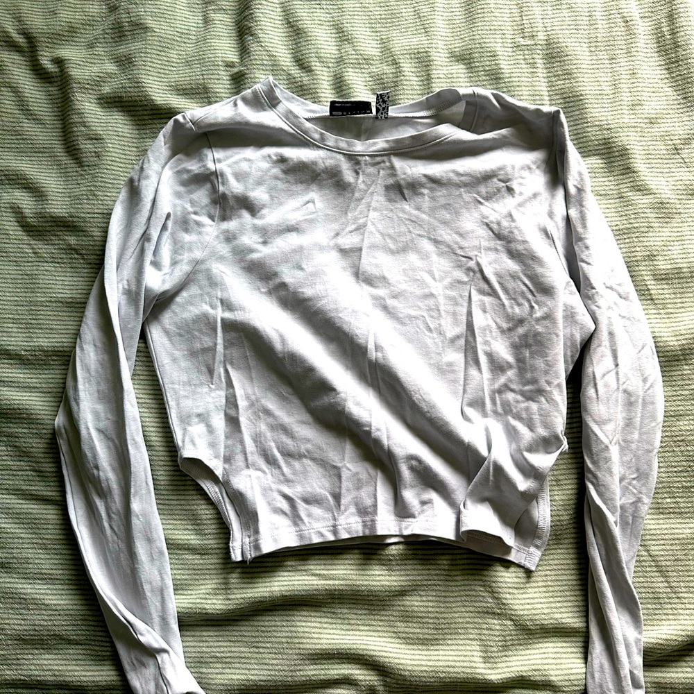 ASOS Crop Top with Split Side Hem